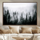 Foggy Pine Forest Canvas Wall Art by MyGreatCanvas | Canvas Wall Art Prints | Photo Prints & Wall Decor