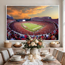 Dooley Stadium Wall Art, Sports Arena Canvas Print, Dooley