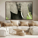 Wild Elephant Wall Art Canvas Print by MyGreatCanvas | Canvas Wall Art Prints | Photo Prints & Wall Decor