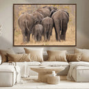 Wild Elephant Wall Art Canvas Print by MyGreatCanvas | Canvas Wall Art Prints | Photo Prints & Wall Decor