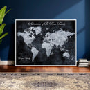 Personalized Push Pin World Map Canvas – Custom Framed by MyGreatCanvas | Canvas Wall Art Prints | Photo Prints & Wall Decor