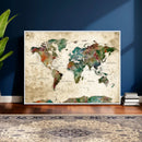 World Map Canvas Print – Framed Detailed Map of the World by MyGreatCanvas | Canvas Wall Art Prints | Photo Prints & Wall Decor