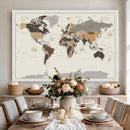 World Map Wall Art Print