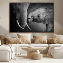 Elephant Family Wall Art Canvas, Framed Elephant Family by MyGreatCanvas | Canvas Wall Art Prints | Photo Prints & Wall Decor