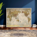 World Map Canvas Print – Detailed Map of the World Wall Art by MyGreatCanvas | Canvas Wall Art Prints | Photo Prints & Wall Decor
