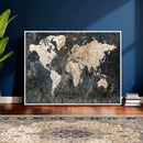 World Map Canvas Print – Detailed Map of the World Wall Art by MyGreatCanvas | Canvas Wall Art Prints | Photo Prints & Wall Decor