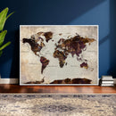 World Map Canvas Triptych – Colorful Global Wall Art for by MyGreatCanvas | Canvas Wall Art Prints | Photo Prints & Wall Decor
