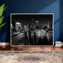 Boston Wall Art Canvas Print, Boston City Downtown Night by MyGreatCanvas | Canvas Wall Art Prints | Photo Prints & Wall Decor