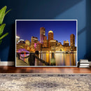 Boston Wall Art Canvas Print, Boston City Downtown Night by MyGreatCanvas | Canvas Wall Art Prints | Photo Prints & Wall Decor