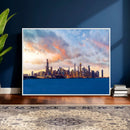 Chicago Wall Art Canvas Print - Chicago City Downtown Night by MyGreatCanvas | Canvas Wall Art Prints | Photo Prints & Wall Decor