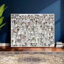 Abstract Texas Cow Wall Art Canvas Print - Farm Longhorn by MyGreatCanvas | Canvas Wall Art Prints | Photo Prints & Wall Decor