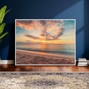 Sunset Beach Wall Art Canvas Print – Soft Coastal by MyGreatCanvas | Canvas Wall Art Prints | Photo Prints & Wall Decor