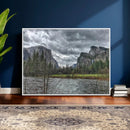 Yosemite Valley River Wall Art Canvas Print, Granite Cliffs by MyGreatCanvas | Canvas Wall Art Prints | Photo Prints & Wall Decor