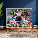 Graffiti Dog Wall Art Decor for Teen Bedroom - Abstract by MyGreatCanvas | Canvas Wall Art Prints | Photo Prints & Wall Decor