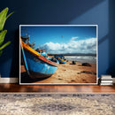 Fishing Boats Wall Art Canvas Print, Coastal Boat Beach by MyGreatCanvas | Canvas Wall Art Prints | Photo Prints & Wall Decor