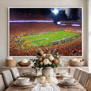 Clemson Football Stadium Wall Art Canvas Print, College