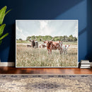 Texas Longhorn Cattle Wall Art Canvas Print: Western Ranch by MyGreatCanvas | Canvas Wall Art Prints | Photo Prints & Wall Decor