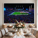 Ole Miss Rebels Vaught Hemingway Stadium Wall Art Canvas