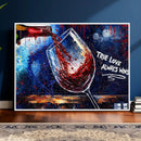 Red Wine Splash Abstract Wall Art Canvas Print, Modern Wine by MyGreatCanvas | Canvas Wall Art Prints | Photo Prints & Wall Decor