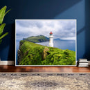 Coastal Lighthouse Wall Art Canvas Print, Cliffside Ocean by MyGreatCanvas | Canvas Wall Art Prints | Photo Prints & Wall Decor