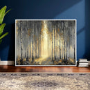 Abstract Birch Forest Wall Art Canvas Print – Modern Gold by MyGreatCanvas | Canvas Wall Art Prints | Photo Prints & Wall Decor