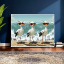 Funny Seagull Wall Art Canvas Print Beach Birds With by MyGreatCanvas | Canvas Wall Art Prints | Photo Prints & Wall Decor