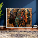Abstract Afro American Women Wall Art Canvas Print by MyGreatCanvas | Canvas Wall Art Prints | Photo Prints & Wall Decor