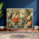 Vintage Birds and Flowers Wall Art Canvas Print, Botanical by MyGreatCanvas | Canvas Wall Art Prints | Photo Prints & Wall Decor