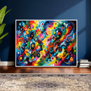 Geometric Abstract Wall Art Canvas Print, Bold Color by MyGreatCanvas | Canvas Wall Art Prints | Photo Prints & Wall Decor
