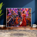 Jazz Band Canvas Wall Art — Jazz Club Singer Saxophone Print by MyGreatCanvas | Canvas Wall Art Prints | Photo Prints & Wall Decor