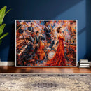 Jazz Band Canvas Wall Art — Jazz Club Singer Saxophone Print by MyGreatCanvas | Canvas Wall Art Prints | Photo Prints & Wall Decor
