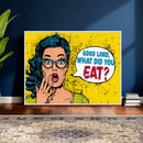 Pop Art Print Bathroom Sign Wall Art Canvas Print — Funny by MyGreatCanvas | Canvas Wall Art Prints | Photo Prints & Wall Decor
