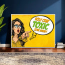Pop Art Print Bathroom Sign Wall Art Canvas Print — Funny by MyGreatCanvas | Canvas Wall Art Prints | Photo Prints & Wall Decor