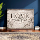 Home Sweet Home Wall Art Canvas Print, Floral Farmhouse by MyGreatCanvas | Canvas Wall Art Prints | Photo Prints & Wall Decor
