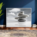 Zen Stone Wall Art Canvas Print, Balanced Rock Stack Framed by MyGreatCanvas | Canvas Wall Art Prints | Photo Prints & Wall Decor