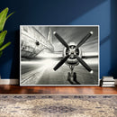 Vintage Airplane Wall Art Canvas Print, Black and White by MyGreatCanvas | Canvas Wall Art Prints | Photo Prints & Wall Decor