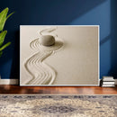 Zen Garden Stone Sand Canvas | Japanese Rock Garden Wall Art by MyGreatCanvas | Canvas Wall Art Prints | Photo Prints & Wall Decor