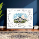 Wedding Guest Book Alternative Wall Art Canvas Print, Personalized Wedding Signature Poster, Custom Couple Photo Guestbook Canvas by MyGreatCanvas | Canvas Wall Art Prints | Photo Prints & Wall Decor