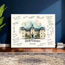 Wedding Guest Book Alternative Wall Art Canvas Print, Personalized Wedding Signature Poster, Custom Couple Photo Guestbook Canvas by MyGreatCanvas | Canvas Wall Art Prints | Photo Prints & Wall Decor