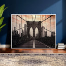 Brooklyn Bridge Canvas Wall Art, New York City Skyline Photography Print, NYC Landmark Urban Decor Artwork by MyGreatCanvas | Canvas Wall Art Prints | Photo Prints & Wall Decor