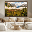 Half Dome Yosemite Canvas Wall Art – Majestic Triptych