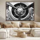 Vintage Airplane Wall Art Canvas Print by MyGreatCanvas | Canvas Wall Art Prints | Photo Prints & Wall Decor