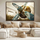 Vintage Airplane Canvas Print by MyGreatCanvas | Canvas Wall Art Prints | Photo Prints & Wall Decor