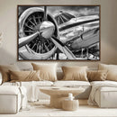 Vintage Antique Airplane Wall Art Canvas Print by MyGreatCanvas | Canvas Wall Art Prints | Photo Prints & Wall Decor