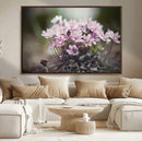 Pink Wild Flower Canvas Print by MyGreatCanvas | Canvas Wall Art Prints | Photo Prints & Wall Decor