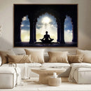 Women and Yoga Wall Art Canvas Print