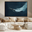 Swimmer Wall Art Canvas Print