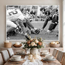 American Football Player Wall Art Canvas Print
