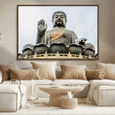 Buddha Statue Wall Art Canvas Print