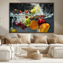Kithen Vegetables World Wall Art Canvas Print